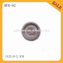 MFB92 2015 New brand logo embossed design metal snap button for clothing